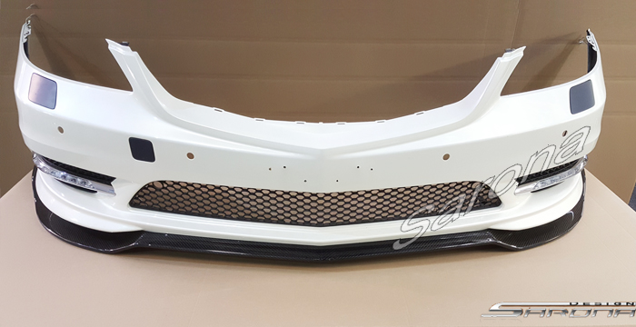 Custom Mercedes S Class  Sedan Front Lip/Splitter (2010 - 2013) - $950.00 (Part #MB-059-FA)